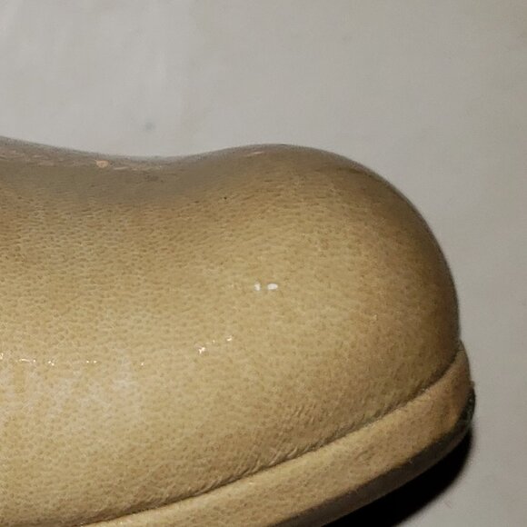 Taupe/Beige Patent High heel sz 6.5 - Picture 9 of 11